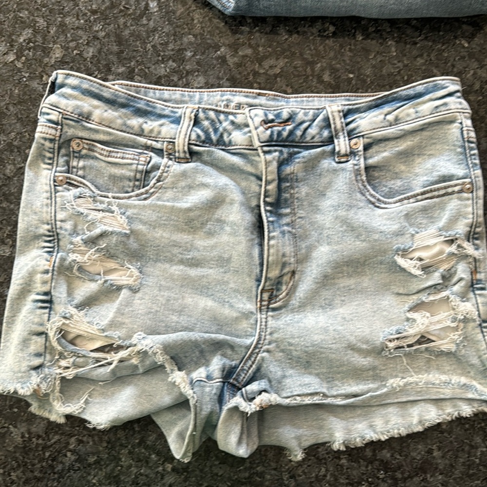 American Eagle Women’s Hi-Rise Shortie Shorts
